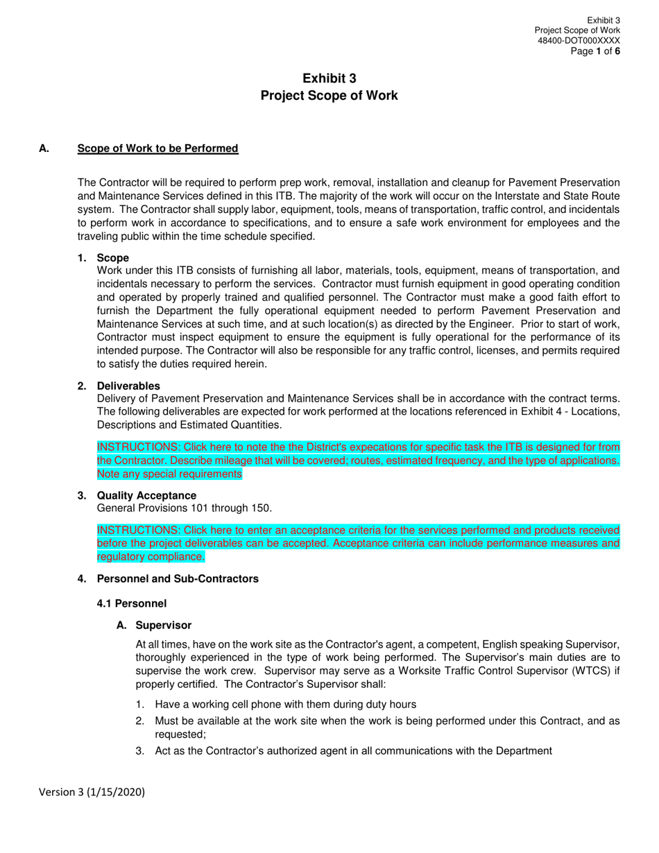 Invitation to Bid (Itb) Bid Form - Pavement Preservation and Maintenance Services - District - Georgia (United States), Page 22
