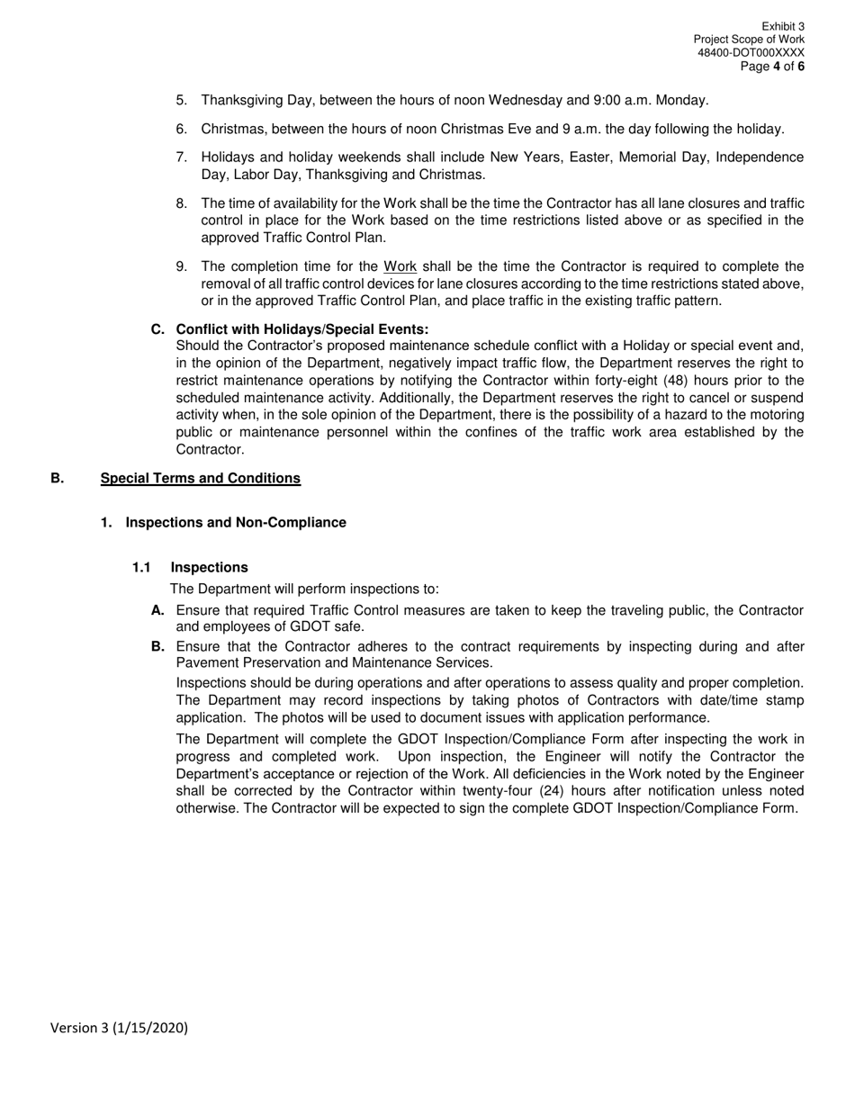 Invitation to Bid (Itb) Bid Form - Pavement Preservation and Maintenance Services - District - Georgia (United States), Page 25