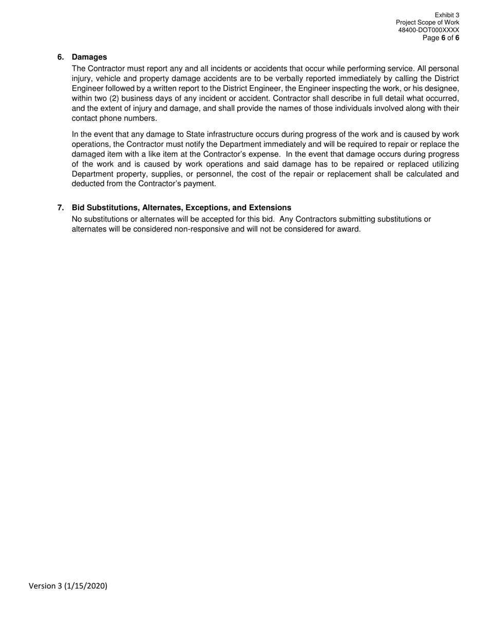 Invitation to Bid (Itb) Bid Form - Pavement Preservation and Maintenance Services - District - Georgia (United States), Page 27
