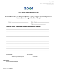 Invitation to Bid (Itb) Bid Form - Pavement Preservation and Maintenance Services - District - Georgia (United States), Page 31