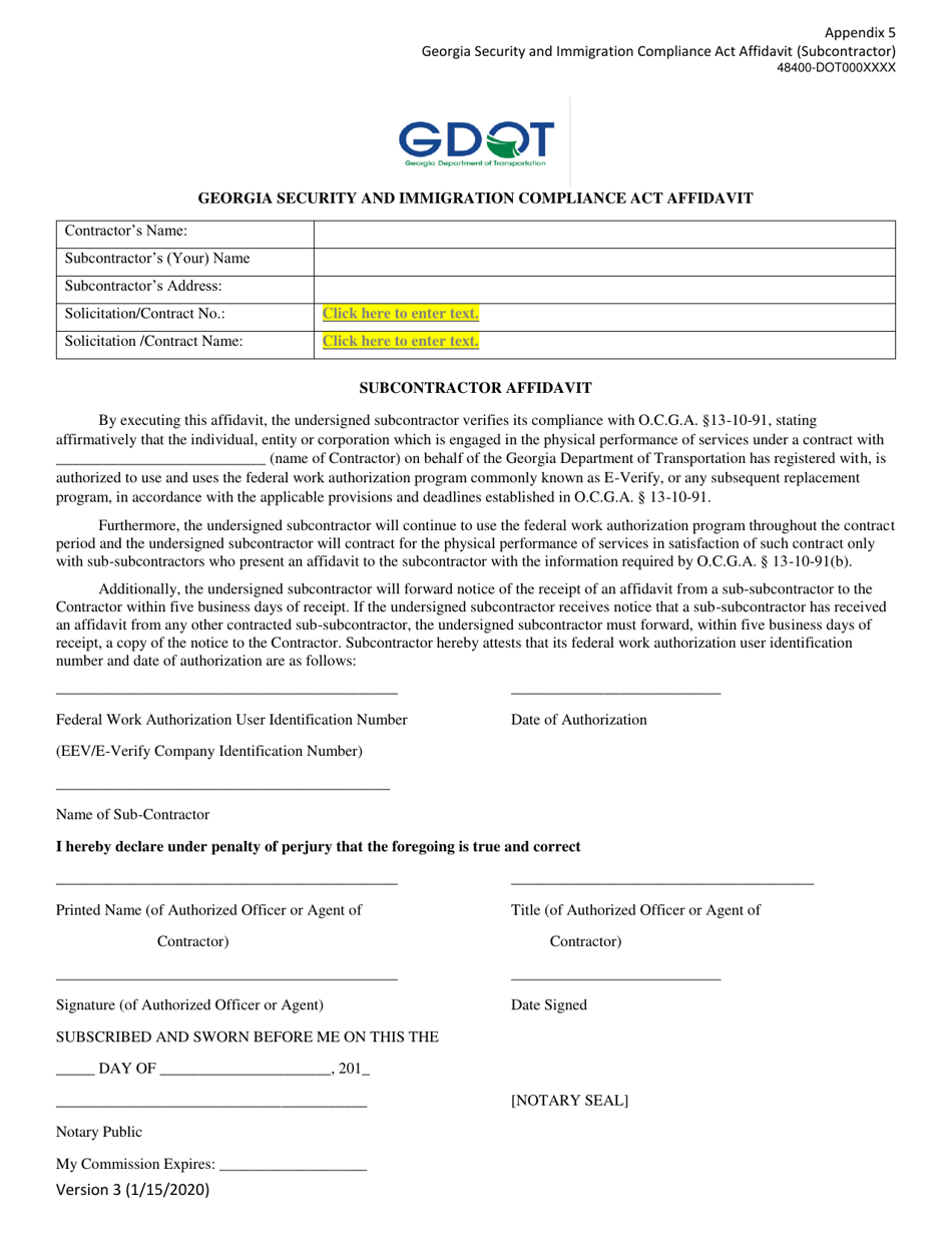 Invitation to Bid (Itb) Bid Form - Short Line Highway Pavement Marking Services - Distric - Georgia (United States), Page 34