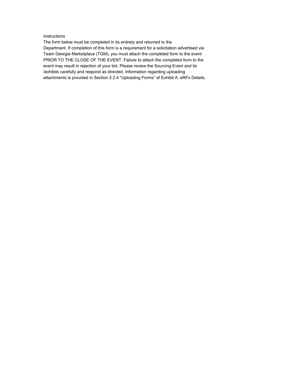 Georgia Security and Immigration Compliance Act Affidavit - Contractor Affidavit - Georgia (United States), Page 1