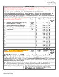 Invitation to Bid (Itb) Bid Form - Vegetation Removal Services - District - Georgia (United States), Page 7