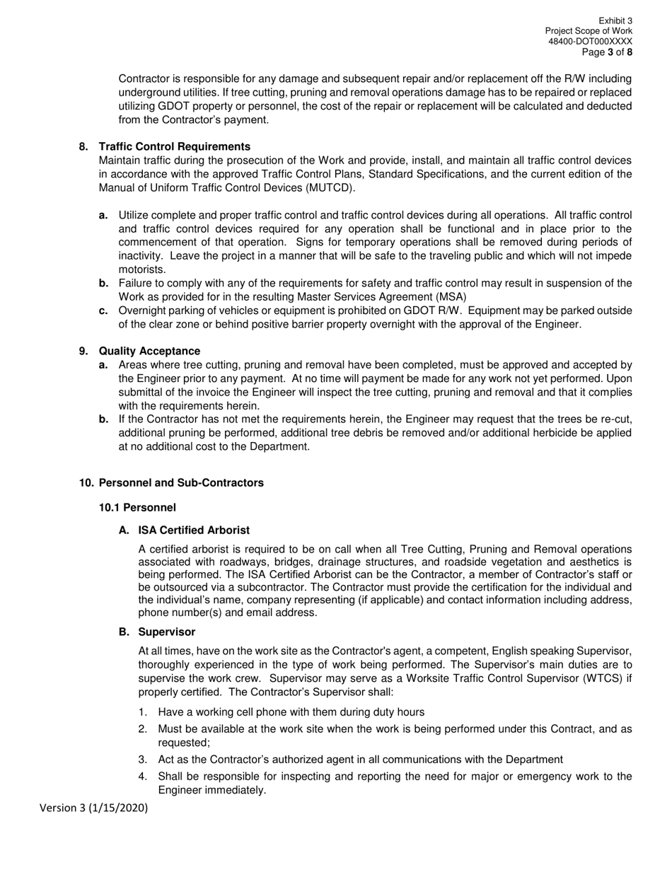 Invitation to Bid (Itb) Bid Form - Tree Cutting, Pruning and Removal Maintenance Services - District - Georgia (United States), Page 22