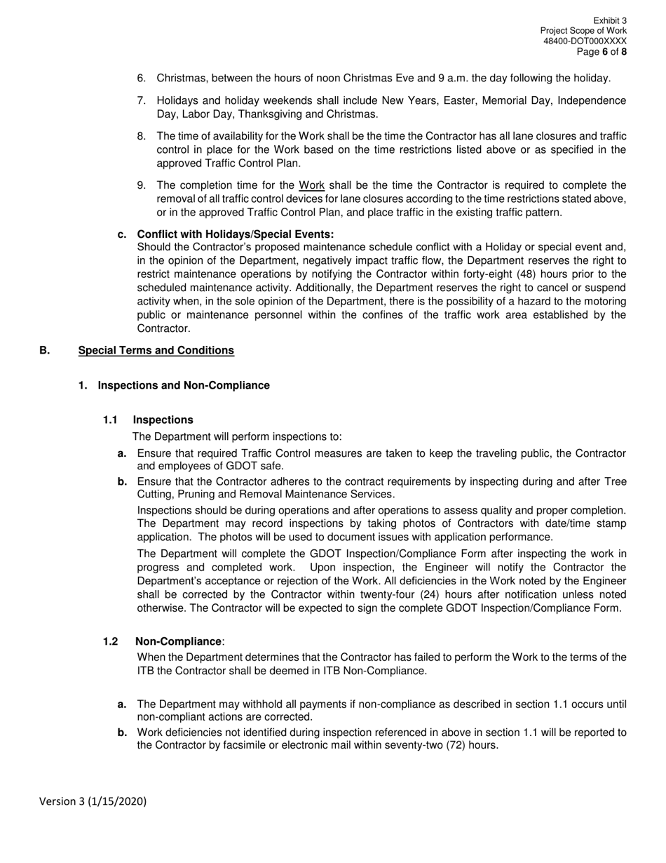 Invitation to Bid (Itb) Bid Form - Tree Cutting, Pruning and Removal Maintenance Services - District - Georgia (United States), Page 25