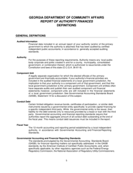 Instructions for Report of Authority Finances - Georgia (United States), Page 5