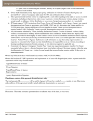 Emergency Solutions Grant (Esg) Rental Assistance Agreement - Georgia (United States), Page 2