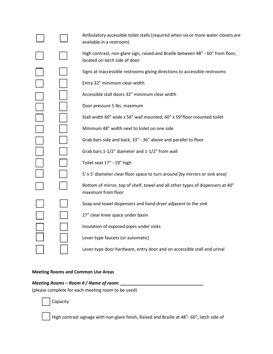 Dca Meeting Checklist - Georgia (United States), Page 6