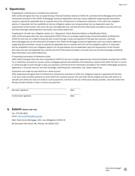 State Home Mortgage Forbearance Covid-19 Mortgage Assistance Application - Georgia (United States), Page 5