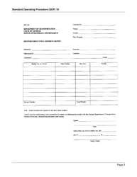 Form SOP16 Inspection of Reinforcement Steel - Georgia (United States), Page 5