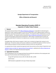 Form SOP31 Inspection of Treated Timber Products - Georgia (United States)