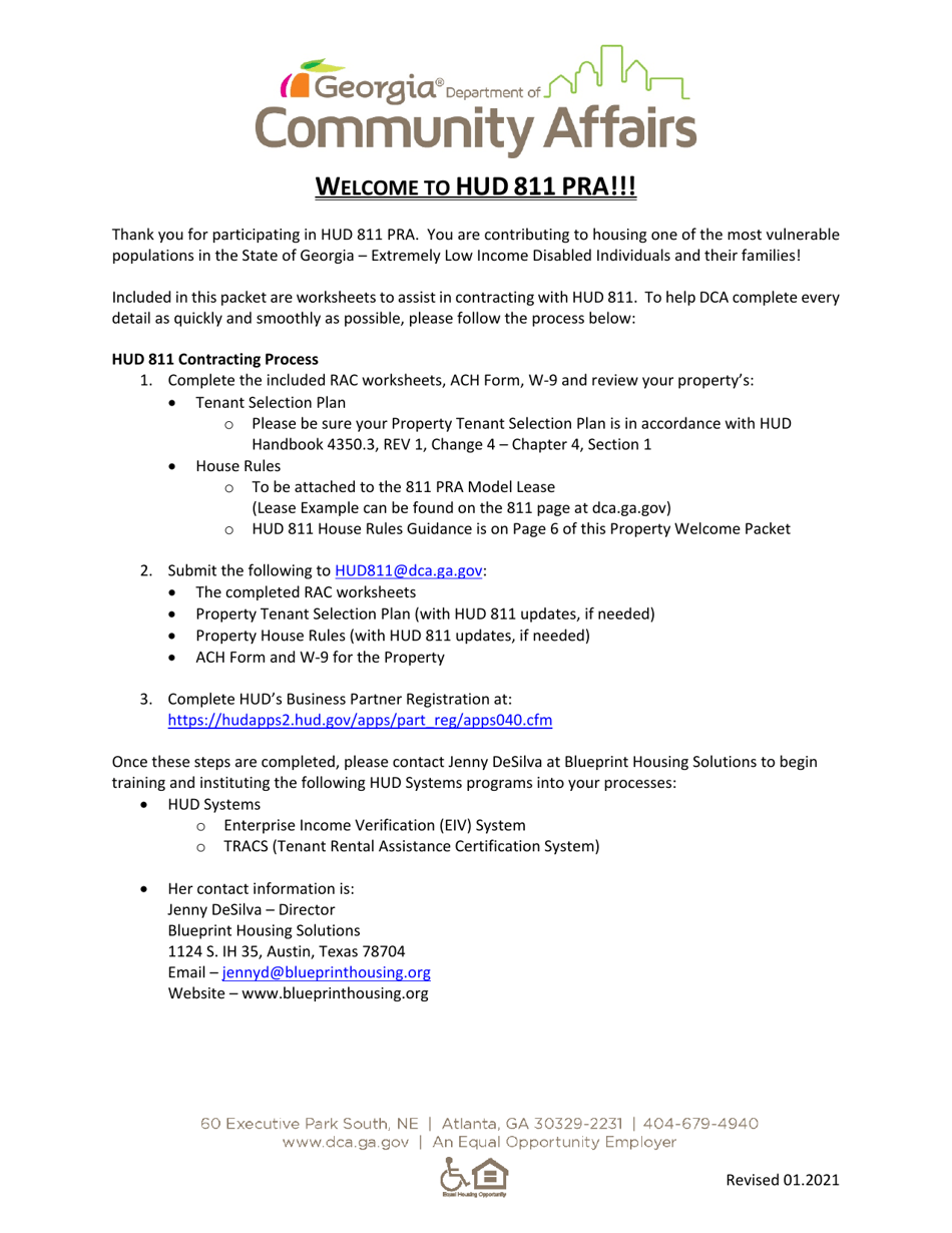 Form HUD811 PRA Fill Out, Sign Online and Download Fillable PDF