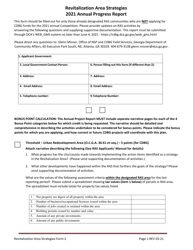 RAS Form 2 Revitalization Area Strategies Annual Progress Report - Georgia (United States)