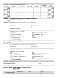 Preliminary Application Update Form - Housing Choice Voucher (Hcv) Program - Georgia (United States), Page 2