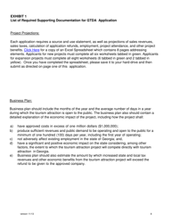 Georgia Tourism Development Act Program Application - Georgia (United States), Page 8