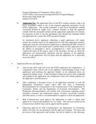 Instructions for Georgia Tourism Development Act Program Application - Georgia (United States), Page 3