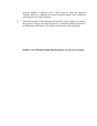 Instructions for Georgia Tourism Development Act Program Application - Georgia (United States), Page 4