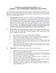 Instructions for Georgia Tourism Development Act Program Application - Georgia (United States), Page 5