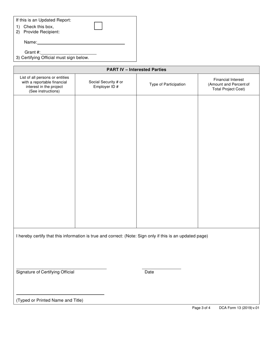 DCA Form 13 Disclosure Report - Cdbg-Dr Program - Georgia (United States), Page 3
