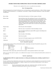Tenant Income Certification - Georgia (United States), Page 3
