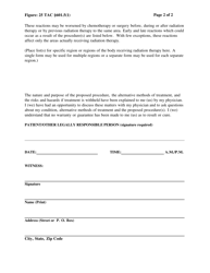 Disclosure and Consent for Radiation Therapy - Texas, Page 2