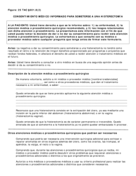 Document preview: Consentimiento Medico Informado Para Someterse a Una Histerectomia - Texas (Spanish)