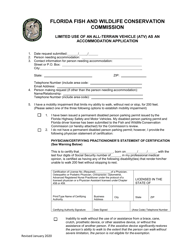 Ada Accommodation Request Form - Florida, Page 4