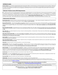 Florida Saltwater Products License (Spl) Application for Individuals - Florida, Page 2