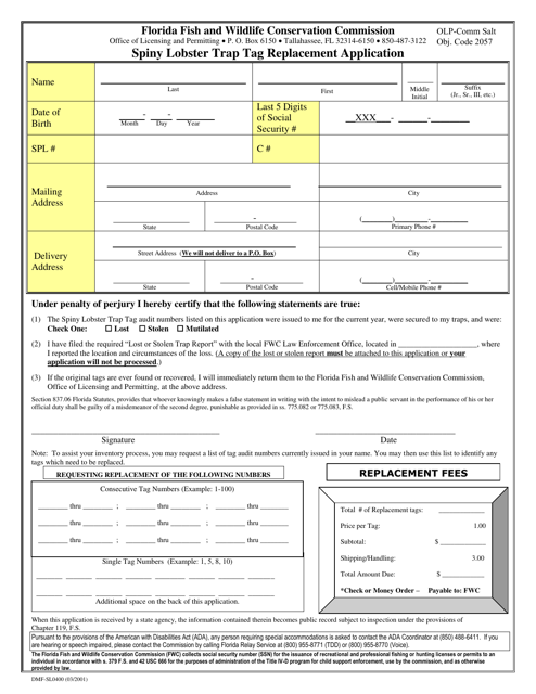 Form DMF-SL0400  Printable Pdf