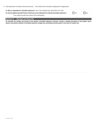 Form DHHS225-B Distributor Application for Registration - North Carolina, Page 3