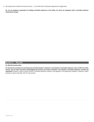 Form DHHS225-B Distributor Application for Registration - North Carolina, Page 4