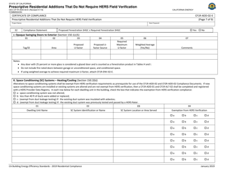 Form CEC-CF1R-ADD-02 Prescriptive Residential Additions That Do Not Require Hers Field Verification - California, Page 7