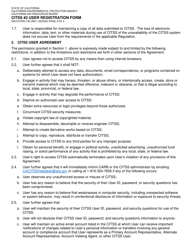 Form ISD/CCPEB-138 Citss #2 User Registration Form - California, Page 3