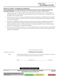 Formulario CH-130 Orden De Restriccion Por Acoso Civil Despues De Audiencia - California (Spanish), Page 6