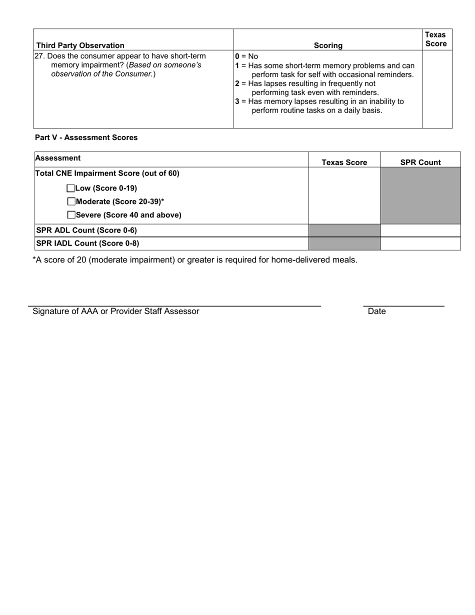 Consumer Needs Evaluation - Texas, Page 3