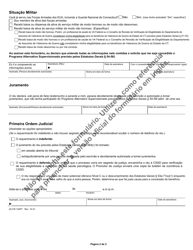 Form JD-CR-154PT Application for Supervised Diversionary Program - Connecticut (Portuguese), Page 2
