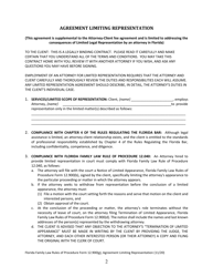 Form 12.900(G) Agreement Limiting Representation - Florida, Page 2