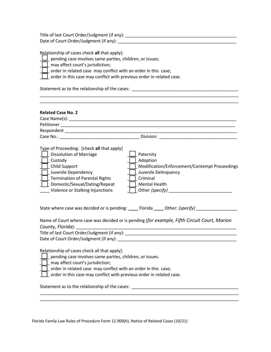 Form 12.900(h) - Fill Out, Sign Online And Download Fillable Pdf 