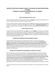 Document preview: Form 12.900(C) Consent to Limited Appearance by Attorney - Florida