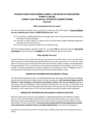 Form 12.902(B) &quot;Family Law Financial Affidavit (Short Form)&quot; - Florida
