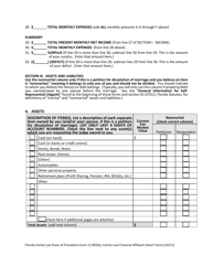 Form 12.902(B) Family Law Financial Affidavit (Short Form) - Florida, Page 7