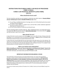 Form 12.902(C) Family Law Financial Affidavit (Long Form) - Florida