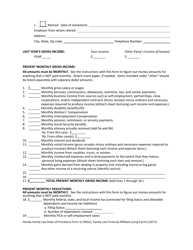 Form 12.902(C) Family Law Financial Affidavit (Long Form) - Florida, Page 5