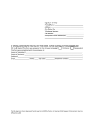 Form 12.921 Notice of Hearing (Child Support Enforcement Hearing Officer) - Florida, Page 5