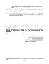Form 12.970(B) Petition for Concurrent Custody by Extended Family - Florida, Page 7
