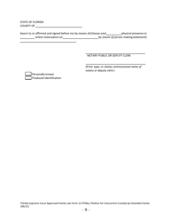 Form 12.970(B) Petition for Concurrent Custody by Extended Family - Florida, Page 8