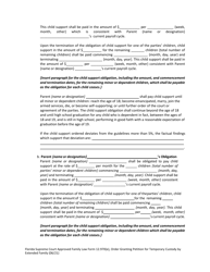 Form 12.970(E) &quot;Order Granting Petition for Temporary Custody by Extended Family&quot; - Florida, Page 5
