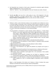 Form 12.980(A) &quot;Petition for Injunction for Protection Against Domestic Violence&quot; - Florida, Page 8