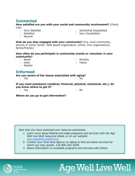 Age Well Live Well - Self Assessment - Texas, Page 2