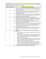 5.0 Nc Esg Minimum Habitability Standards for Rapid Rehousing Checklist - North Carolina, Page 2